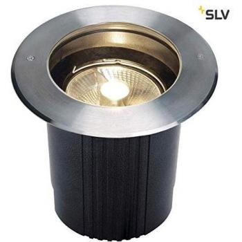 Foco empotrable de suelo DASAR® 215, redondo, acero inoxidable 316, max. 75W, IP67