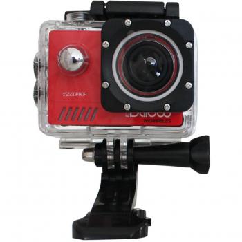 Cámara de Acción Billow XS550PROR Roja - 16MP, Resolución 4K y 1080p, Pantalla LCD de 2, Conexión WiFi, Batería de 900mAh, Compatible con MicroSD hasta 32GB, Sumergible hasta 30m, Lente de Ángulo Amplio de 170º