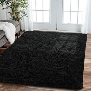 Shaggy Alfombra para El Salón, Modernas Antideslizante Super Suave Pelo Largo Fluffy Alfombra Modernas Alfombra Pelo Adecuado para Salón Dormitorio