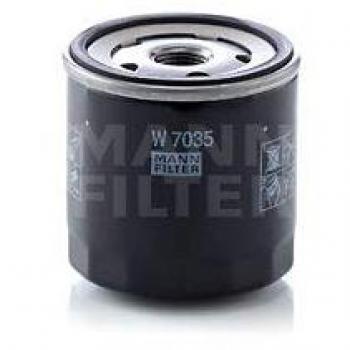 Filtro de aceite MANN-FILTER W7035 – Filtro de aceite para automóviles, compatible con diversas marcas y modelos, alta eficiencia en la filtración, diseño optimizado para un fácil montaje y desmontaje