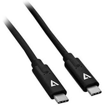 V7 V7UCC-1M-BLK-1E USB a USB-C-C Cable 1m Negro