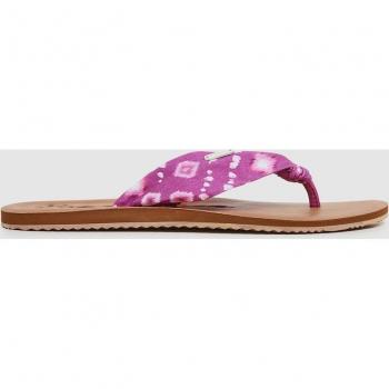 Chanclas Java Tropical rosa Pepe Jeans - Sandalias de mujer con estampado geométrico y tira al dedo