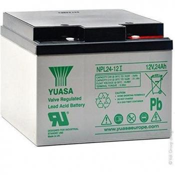 Yuasa - Batería plomo AGM NPL24-12I 12V 24Ah - Batería