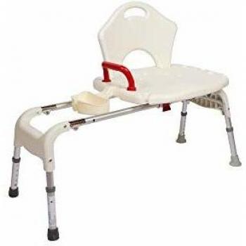 Banco deslizable de acceso a la bañera | Aluminio | Soporta hasta 130 kg