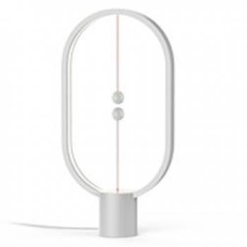 Lámpara de mesa LED Allocacoc Heng Balance Ellipse Blanco