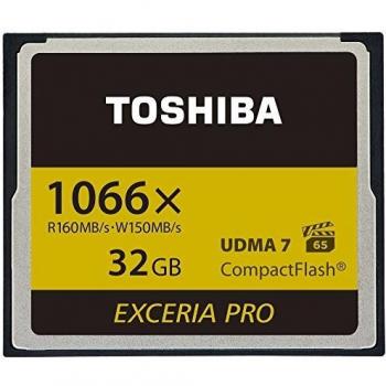 Toshiba EXCERIA Pro C501 32GB Memoria Flash CompactFlash - Tarjeta de Memoria