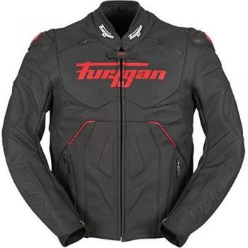 Furygan Chaqueta De Piel Moto Raptor Evo Rojo-Negro