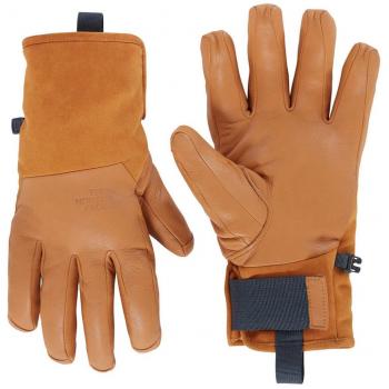 North Face Leather IL Solo Glove - Guantes, Hombre, Marrón -