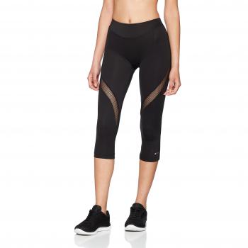 Shock Absorber Active Capri, Mallas de Entrenamiento Para Mujer, Negro