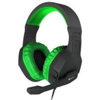 Auriculares Gaming con Micrófono Genesis Argon 200, Mini Jack 3.5, Color Verde