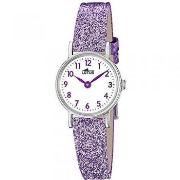 Lotus Reloj Analógico para Niñas de Cuarzo con Correa en Cuero 18409/C
