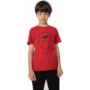 Camiseta de Manga Corta Niño 4F M294 Rojo