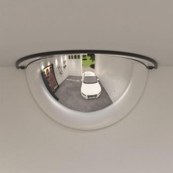 Espejos de tráfico 2 uds mitad combada acrílico Ø30 cm