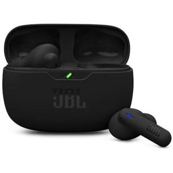 Auriculares In-Ear Inalámbricos JBL Wave Beam 2 con Cancelación Activa de Ruido (ANC), Bluetooth, 40 h de Autonomía, Negro