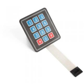 Whadda Teclado de Membrana Matricial 3 X 4