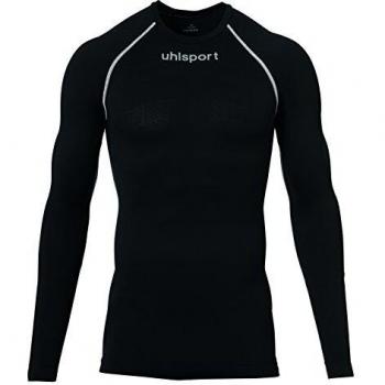 uhlsport - Camiseta de fútbol sala, tamaño S - M, color negro