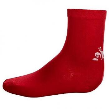 Le Coq Sportif ESS Blazon Crew Socks Pur Rouge Calcetines, Mujer, 39-42