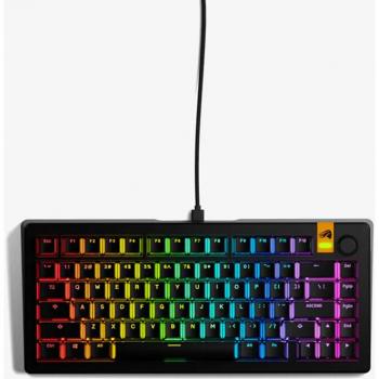 Teclado Mecánico Glorious GMMK 3 HE 75% Preensamblado Negro con Switches Fox HE