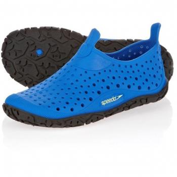 Speedo Jelly JM, Chanclas Niño, Azul, 38