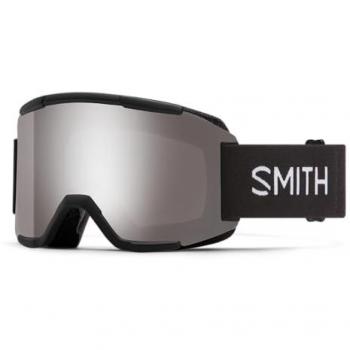 Máscara de Esquí Smith Squad Negro con Lente ChromaPop Sun Platinum Mirror Unisex