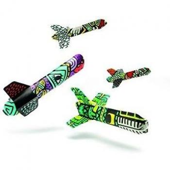 DJECO- GlobosArtículos para cumpleañosDJECOFiestas Avion Kuna, Multicolor