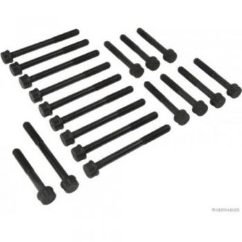 Juego de tornillos de culata HERTH+BUSS JAKOPARTS J1280305 para Hyundai Terracan y Kia Carnival 2, incluye kit de pernos con exterior poligonal