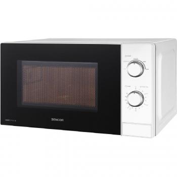 Microondas Sencor SMW 1718WH, Blanco, 20 Litros, 700W, 5 Niveles de Potencia, Temporizador hasta 35 minutos