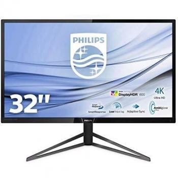 Philips Gaming 326M6VJRMB - 32 inch 4K UHD Monitor, 60Hz, 4ms, MVA, HDR600, Speakers , Height Adjust, Ambiglow