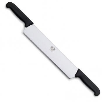 Cuchillo para queso Victorinox Fibrox 30 cm, 2 mangos, color negro y plata