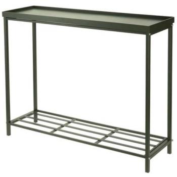 ProGarden Soporte para plantas malla verde oscuro mate 75x23x60 cm