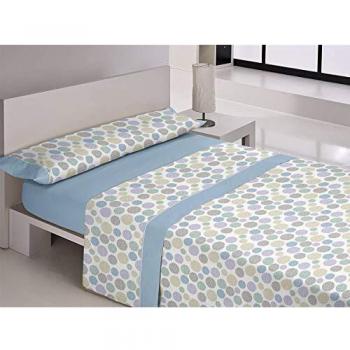 Javier Larrainzar - Juego de sábanas TEULADA Cama 160 - Color Azul