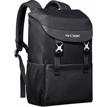 K&F Concept - [Múltiples Fines] Mochila Fotográfica Camara Reflex Capacidad para Portátil de 15.6” Objetivos con Compartimento Desmontable para Diario Viaje Negocio y Escolar