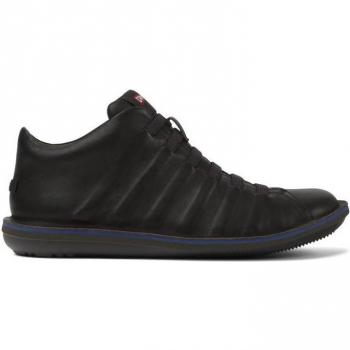 Camper 36678-079 Beetle zapatillas color marrón oscuro en piel de hombre