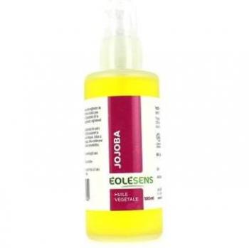 Eolesens Aceite Vegetal Jojoba 100ml - Aceite vegetal de jojoba, 100 ml, hidratante, emoliente, ideal para piel y cabello