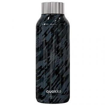 Quokka Solid - Camo 510 ML | Botellas De Agua Acero Inoxidable Sin BPA |Botella Térmica De Doble Pared - Mantiene el frío y el Calor para Niños y Adultos