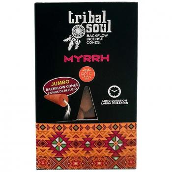 Incienso de Reflujo Tribal Soul - Mirra, Caja con 10 conos