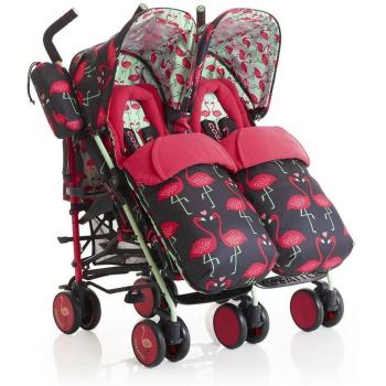 Silla de paseo Gemelar Supa Dupa Flamingo Fling - Cosatto