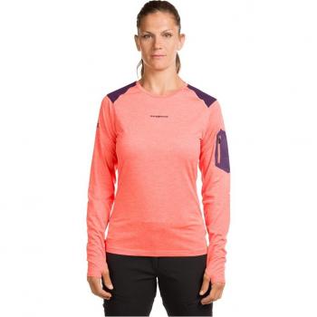 CAMISETA TRANGOWORLD TRX2 WM PRO LONG CORAL
