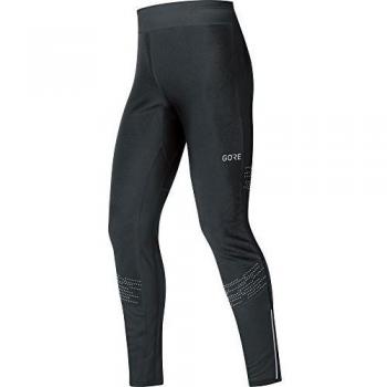 GORE WEAR Mallas Cortavientos de Running para Hombre, R5 Gore Windstopper Tights, S, Negro, 100354