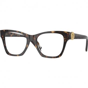 Versace VE3341U 108 Women's Eyeglasses Tortoiseshell Size 50 (Frame Only) - Blue Light Block Available