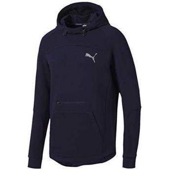 PUMA Sudadera con Capucha EVOSTRIPE Azul Marino