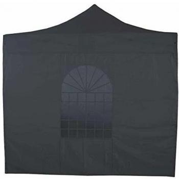 Panel de ventana gris para carpa plegable Pro de 50 mm en 3 m
