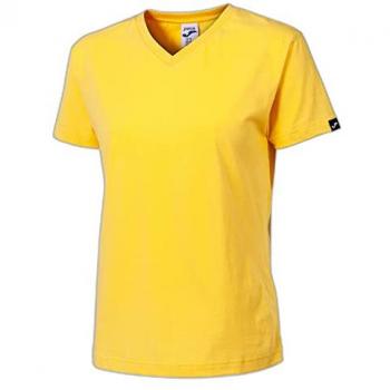 Camiseta manga corta mujer Joma Versalles amarilla