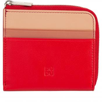Dudu - Cartera pequeña de hombre de piel con cremallera, cartera de cuero para hombre con cremallera, cartera para mujer pequeña compacta, cremallera externa, moneda y titular de la tarjeta