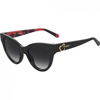 Love Moschino Women's Cat Eye Sunglasses Black 50MM