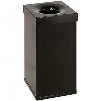 Cesto de Papel Cuadrado 55 L, 300x600x300 mm, Color Negro