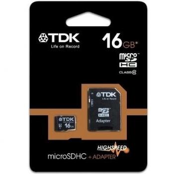 TDK t78727 - Tarjeta de Memoria Micro SDHC de 16 GB