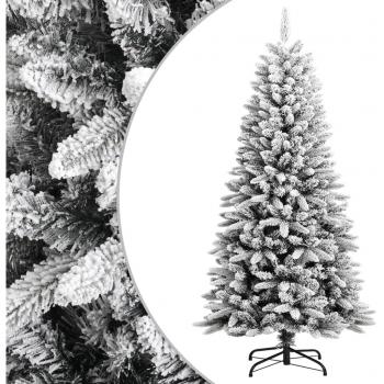 vidaXL Artificial Christmas Tree with Flocked Snow 120 cm PVC&PE