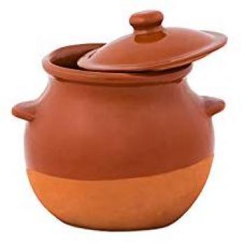 RAIMUNDO SÁNCHEZ Olla de barro de 4 litros, 4.3 litros, Miel