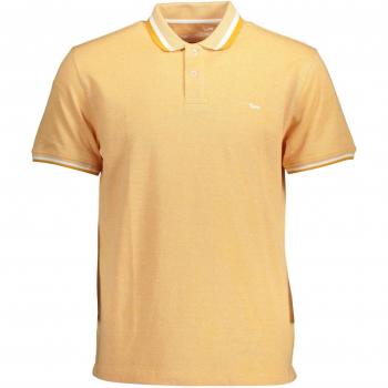 Vibrant Orange Regular Fit Polo Shirt with Logo - 3XL